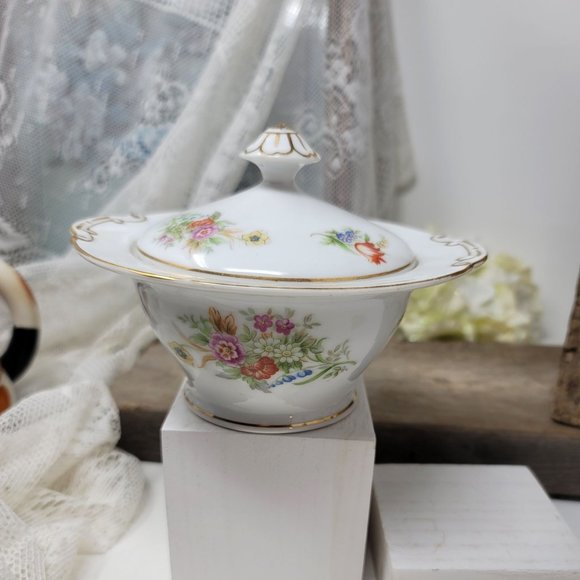 Vintage Other - Monarch China Sunny Vale Lidded Sugar Bowl Occupied Japan Vintage